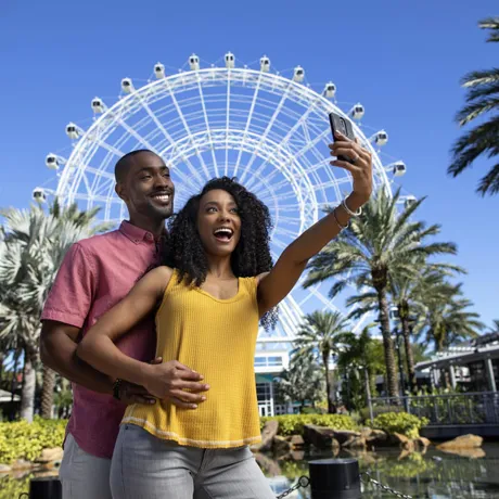 Wheel at ICON park selfie | SEA LIFE Orlando Aquarium